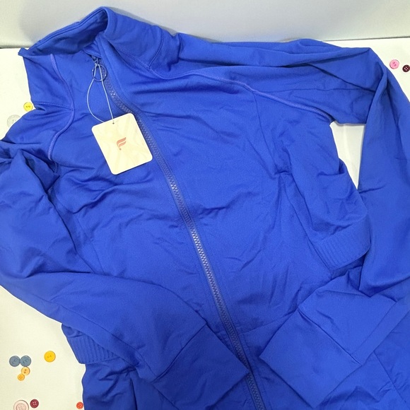 Fabletics Jackets & Blazers - Fabletics Blue Trinity Cold Weather Performance Jacket Large NWT